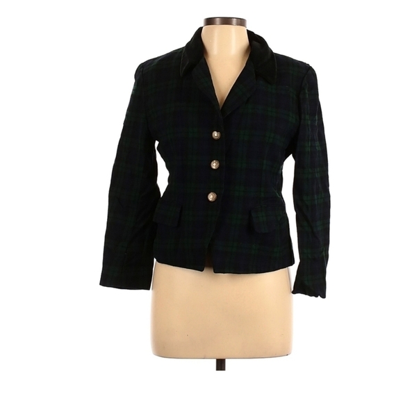 Jh Collectibles| Wool Plaid Blazer - Picture 1 of 7